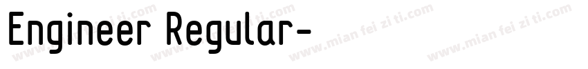 Engineer Regular字体转换